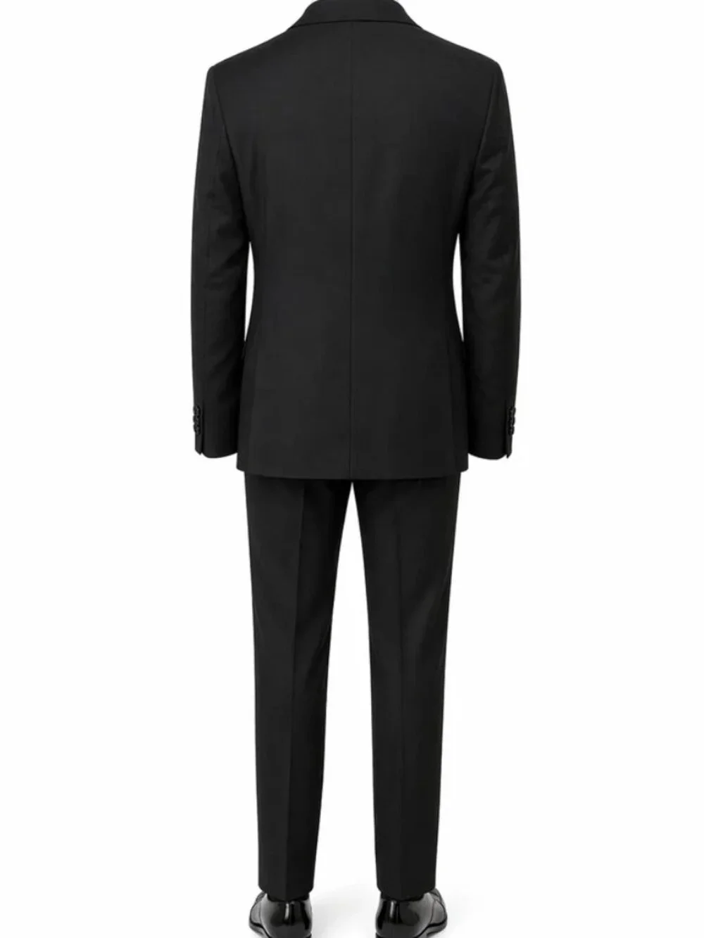 Men’s Black Tuxedo Jacket 38R Satin Notch Lapel Giorgio Fiorelli NWT JACKET ONLY